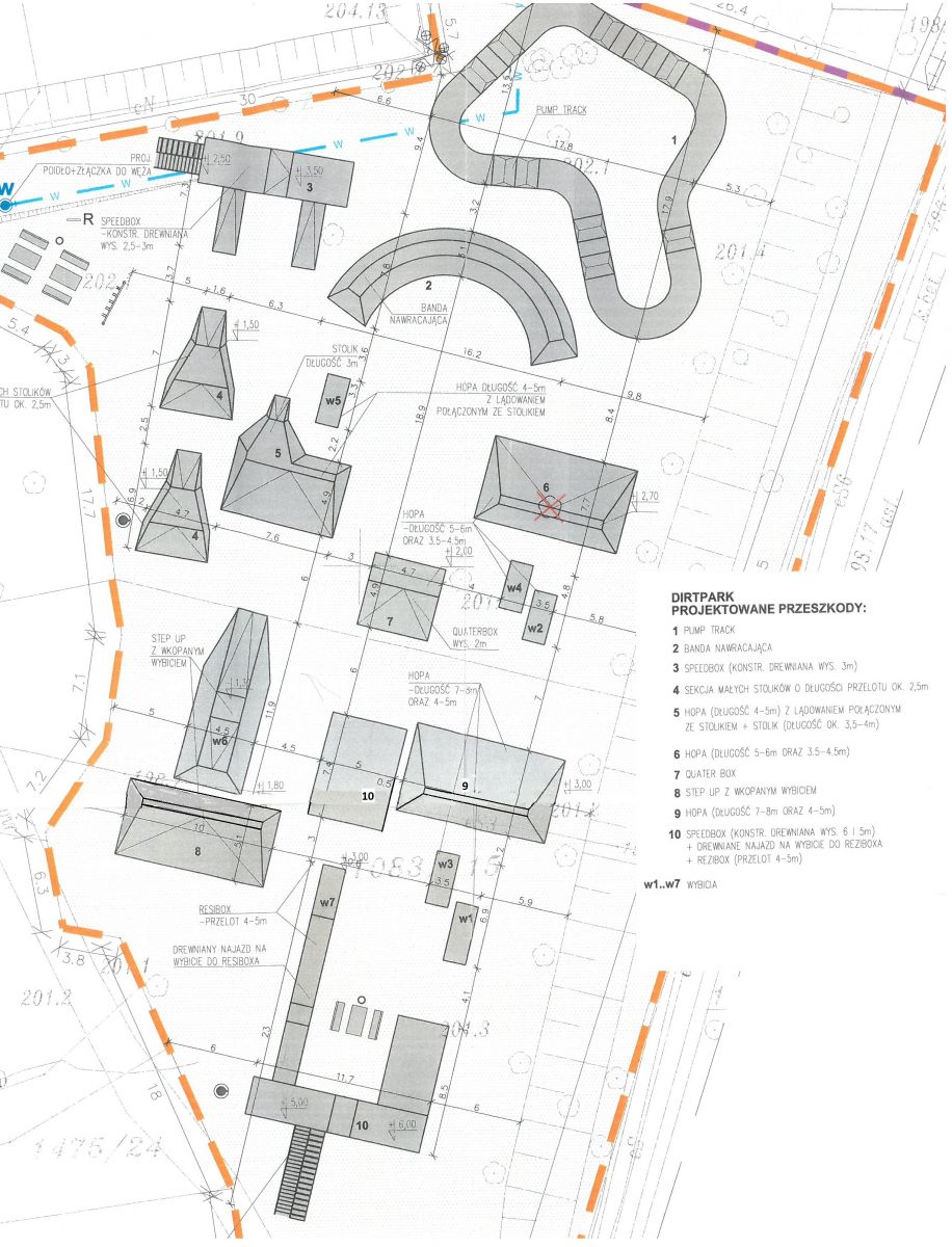 Projekt Dirt Parku - Remont Dirt Parku